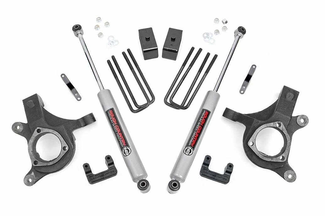 Fits Chevy Silverado & GMC Sierra 1500 2WD (2007-2013) 5 Inch Lift Kit; 10830