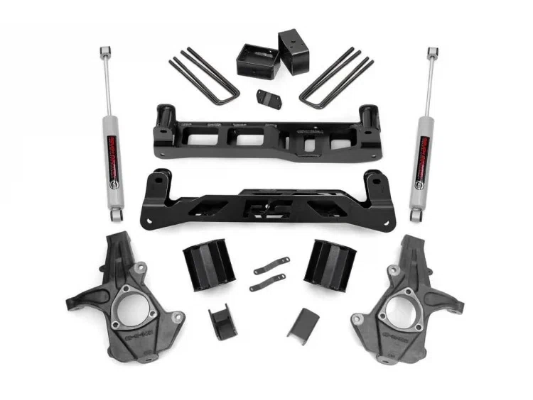 Fits Chevy Silverado & GMC Sierra 1500 2WD (2007-2013) 5 Inch Lift Kit; 26130