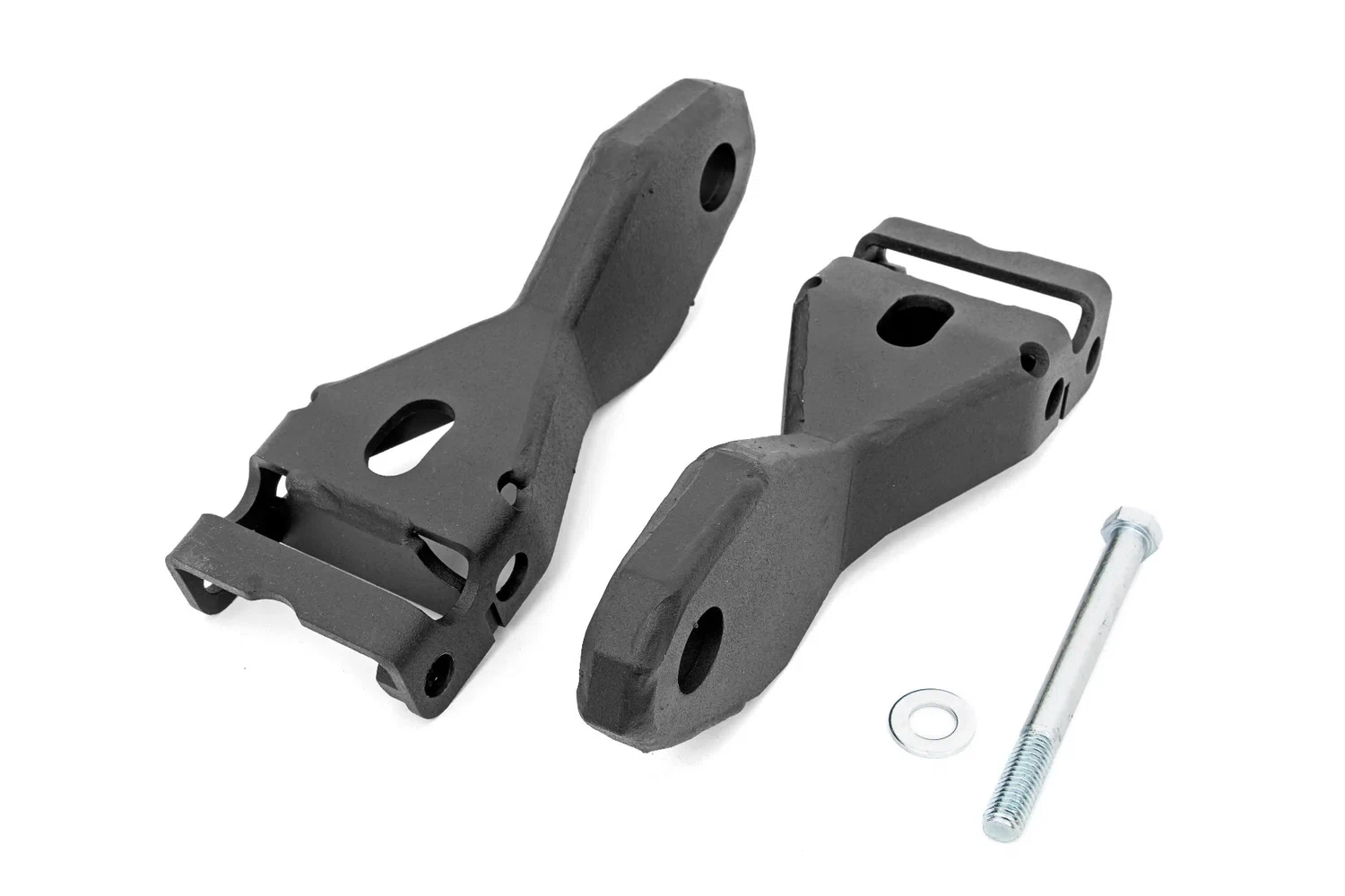 Fits Chevy Silverado 1500 2WD_4WD (2014-2018 & Classic) Tow Hook Brackets; RS169