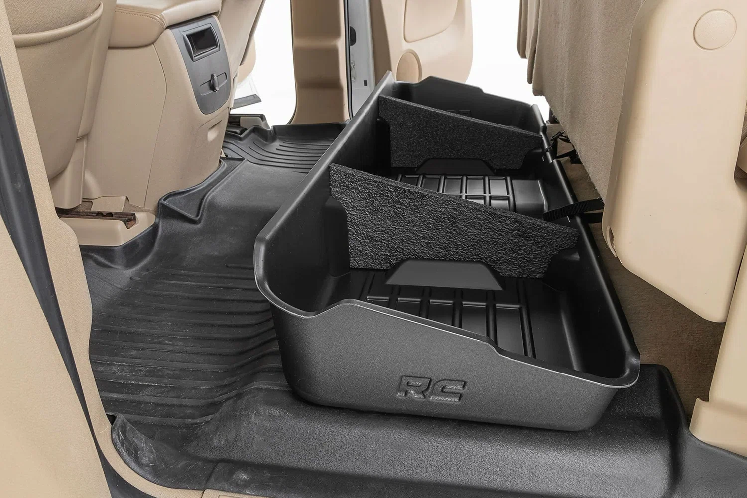Fits Chevy_GMC 1500 (07-13) Under Seat Storage; Crew Cab; RC09001
