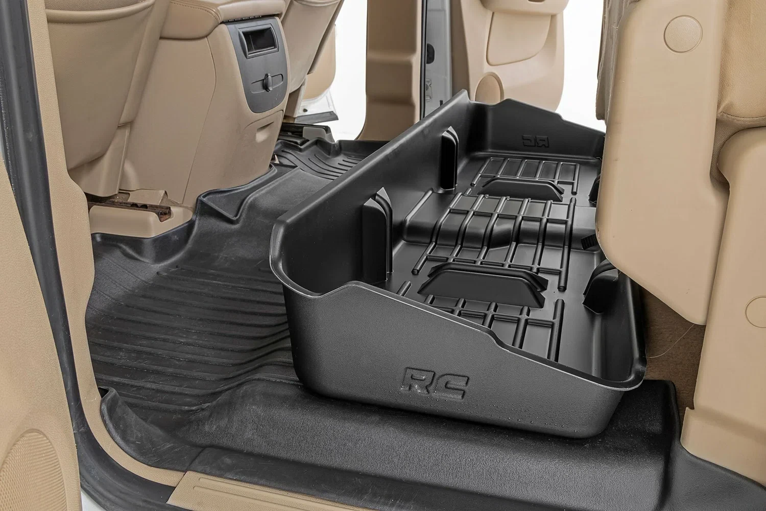 Fits Chevy_GMC 1500 (07-13) Under Seat Storage; Crew Cab; RC09001
