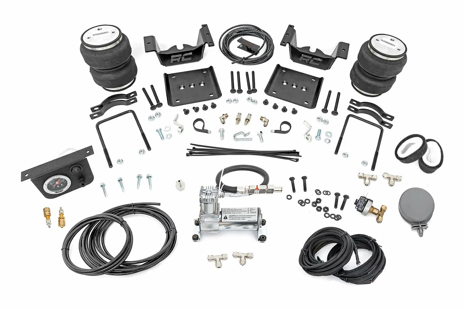 Fits Chevy_GMC 1500 (07-18 & Classic) Air Spring Kit w_compressor; 10005C
