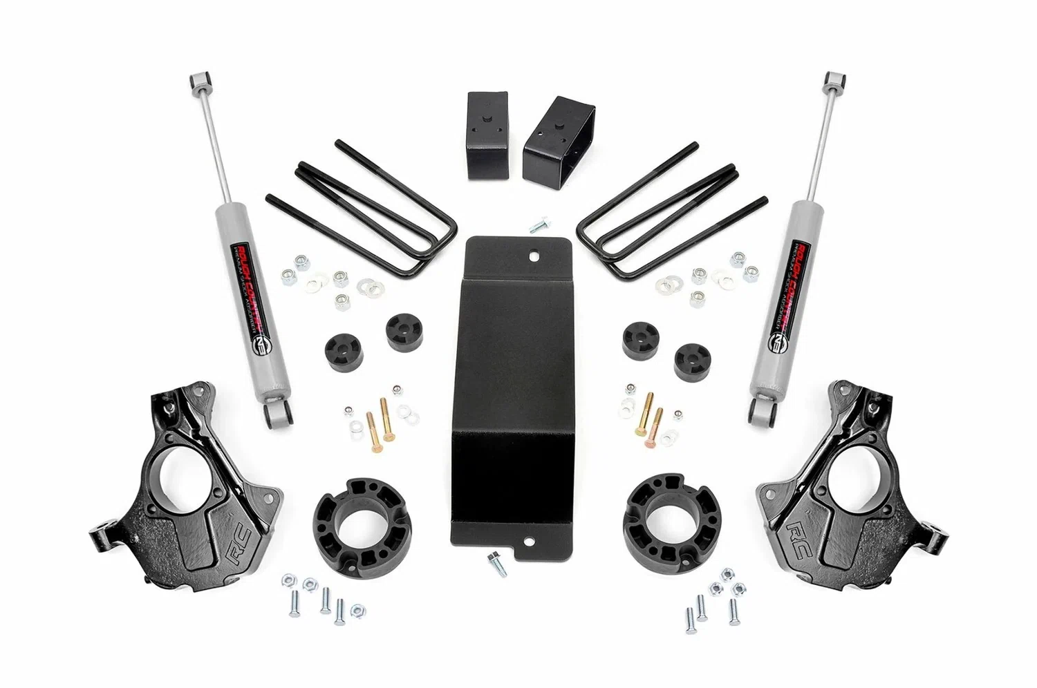 Fits Chevy_GMC 1500 (14-18 & Classic) 3.5 Inch Lift Kit; Cast Steel LCA; 12430