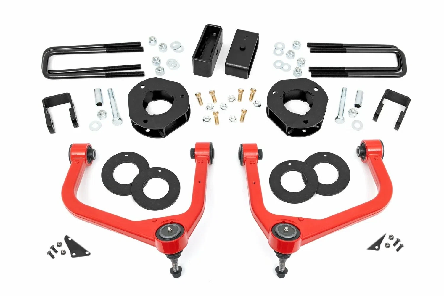 Fits Chevy_GMC 1500 (19-24) 3.5 Inch Lift Kit; Adaptive Ride Control; 29601RED