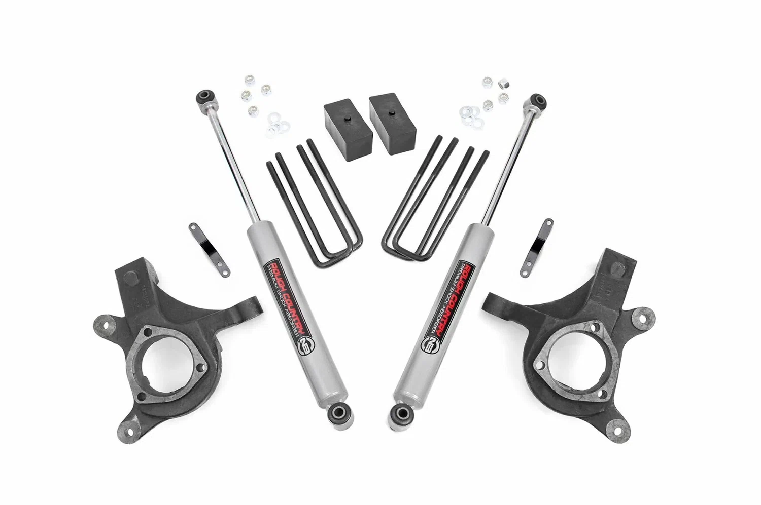 Fits Chevy_GMC 1500 2WD (07-13) 3 Inch Lift Kit; Lift Knuckle; 10730