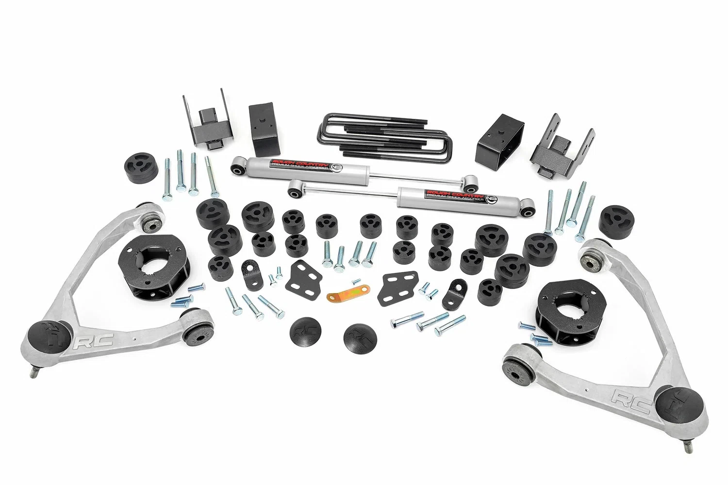Fits Chevy_GMC 1500 2WD (07-13) 4.75 Inch Lift Kit; Combo; 254.2