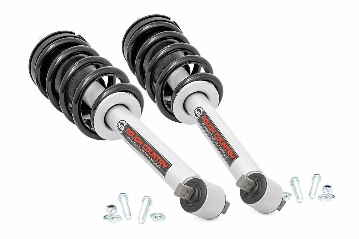 Fits Chevy_GMC 1500 2WD_4WD (14-18 & Classic) Loaded Strut Pair; 7 Inch; 501035