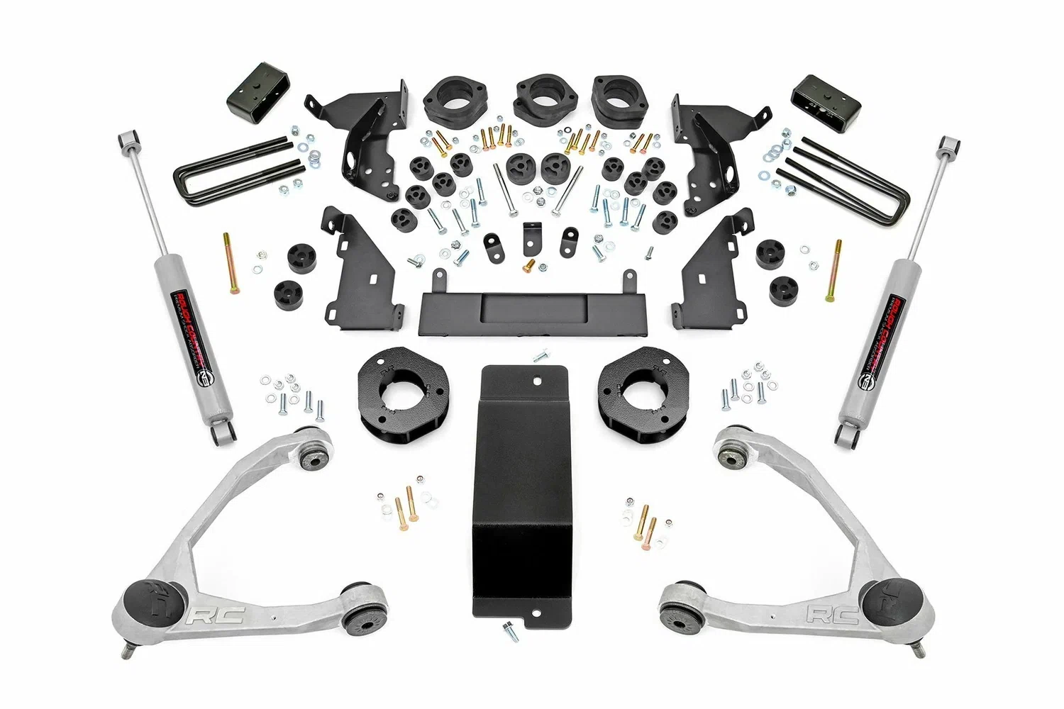 Fits Chevy_GMC 1500 4WD (14-15) 4.75 Inch Lift Kit; Combo; 294.2
