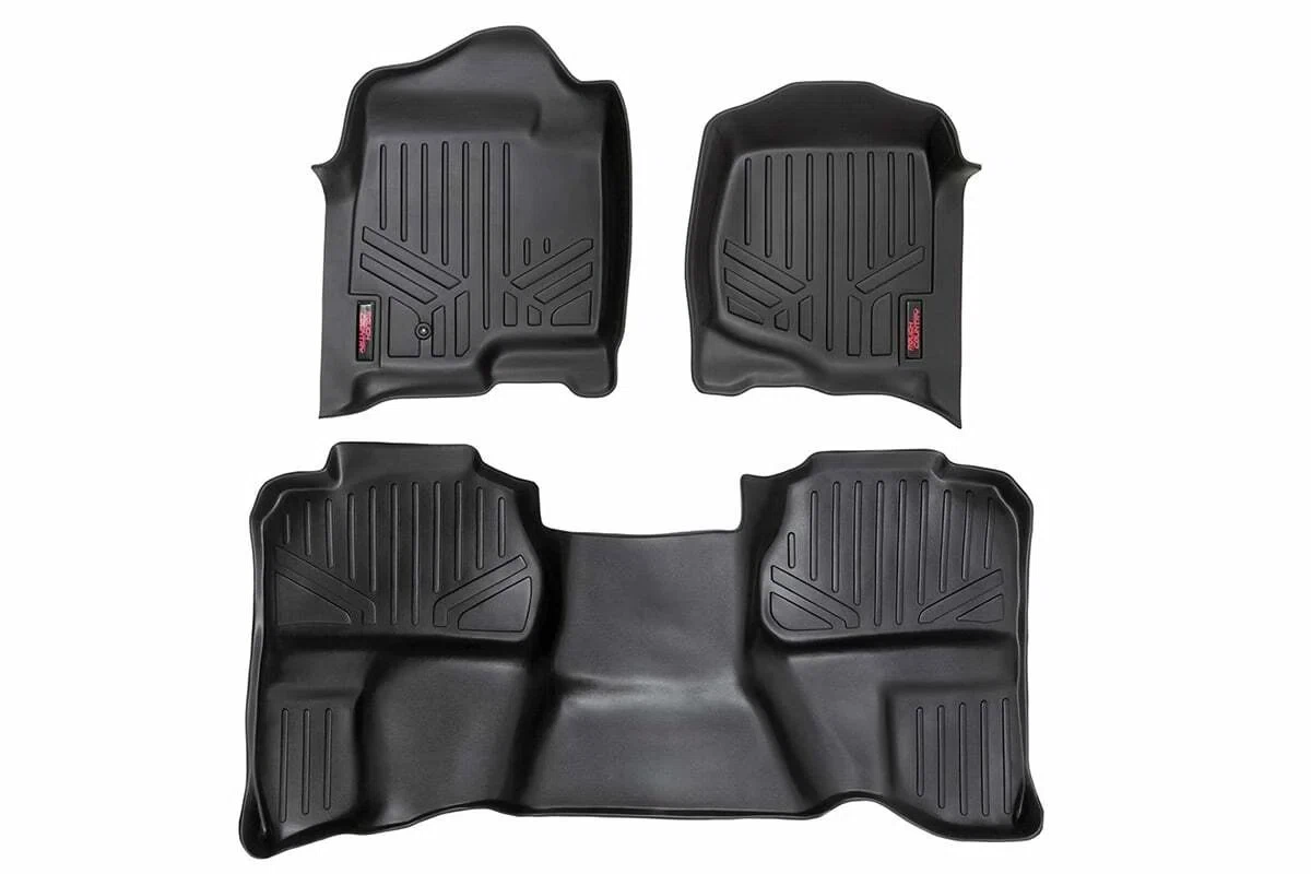 Fits Chevy_GMC 1500_2500HD (07-14) Floor Mats; FR & RR; Ext Cab; M-20712