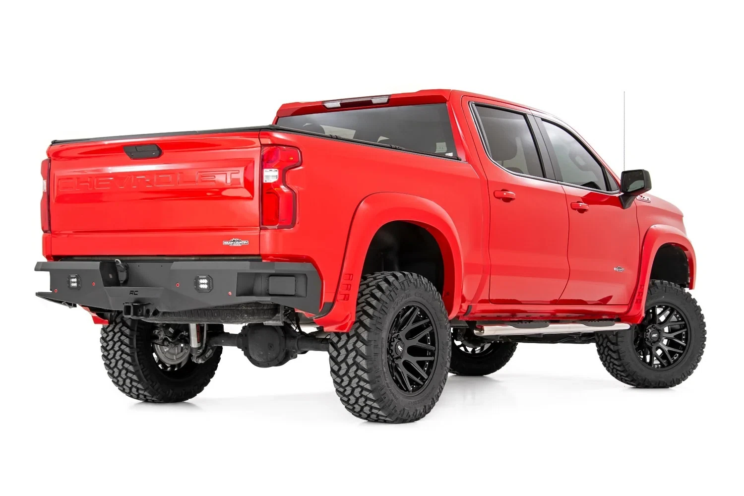 Fits Chevy_GMC 1500_2500HD_3500HD (19-24) Oval Nerf Steps; S_S; Crew Cab; 21002S