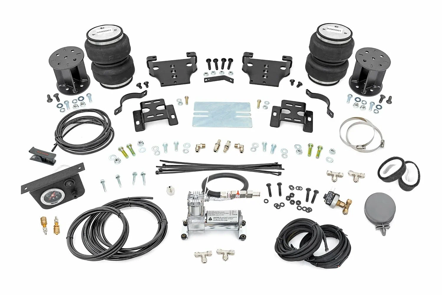Fits Chevy_GMC 2500HD (01-10) Air Spring Kit w_compressor; 6_ Lift Kit; 100064C
