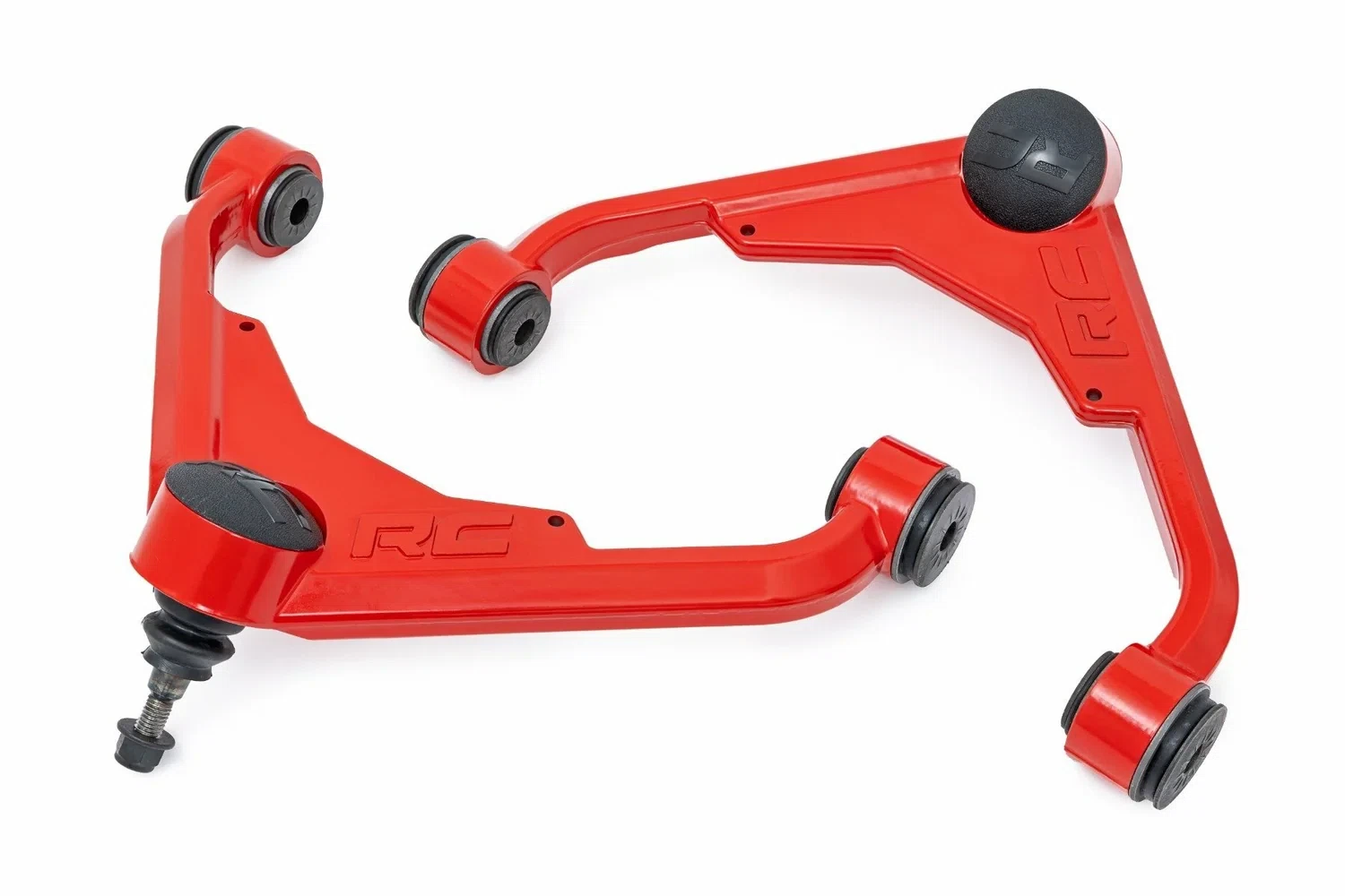 Fits Chevy_GMC 2500HD (01-10) Red Forged Upper Control Arms; 3 Inch Lift 1859RED