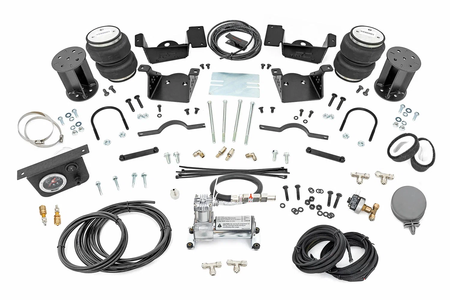 Fits Chevy_GMC 2500HD_3500HD(20-24) Air Spring w_compressor 7_ Lift 100347C