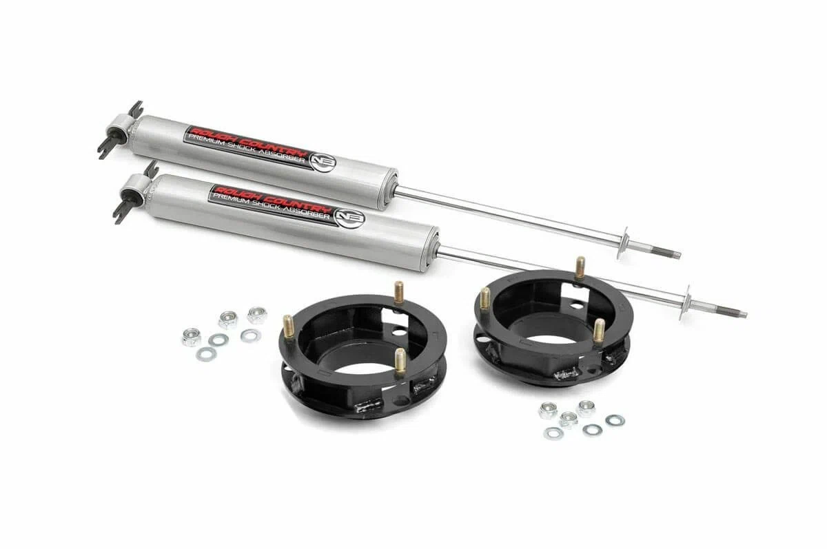 Fits Dodge 2500 4WD (1994-2002) 1.5 Inch Leveling Kit; N3 Shocks; 33730
