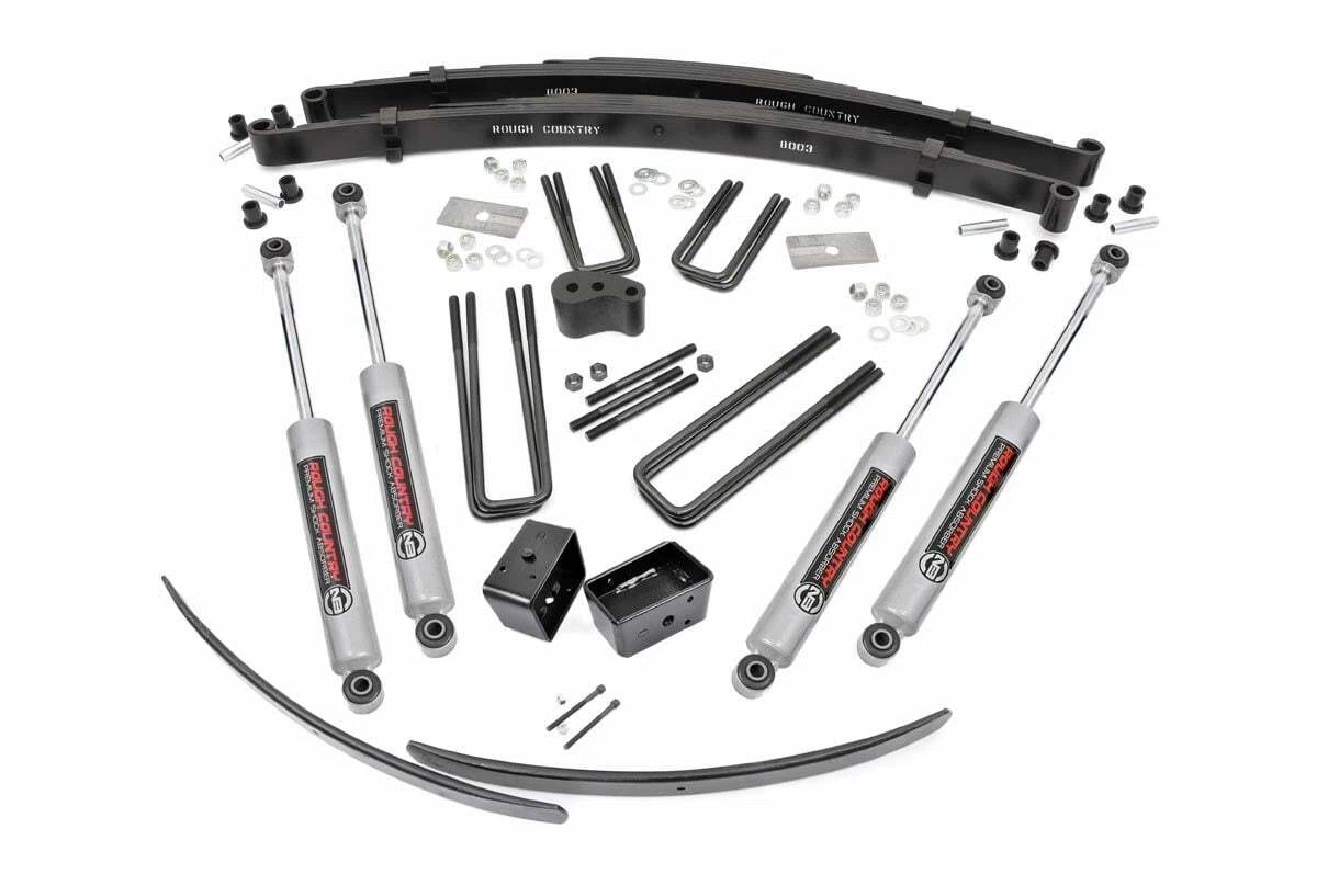 Fits Dodge_Plymouth Ramcharger_Trailduster (74-77) 4_ Lift Kit Rear Blocks 320.2