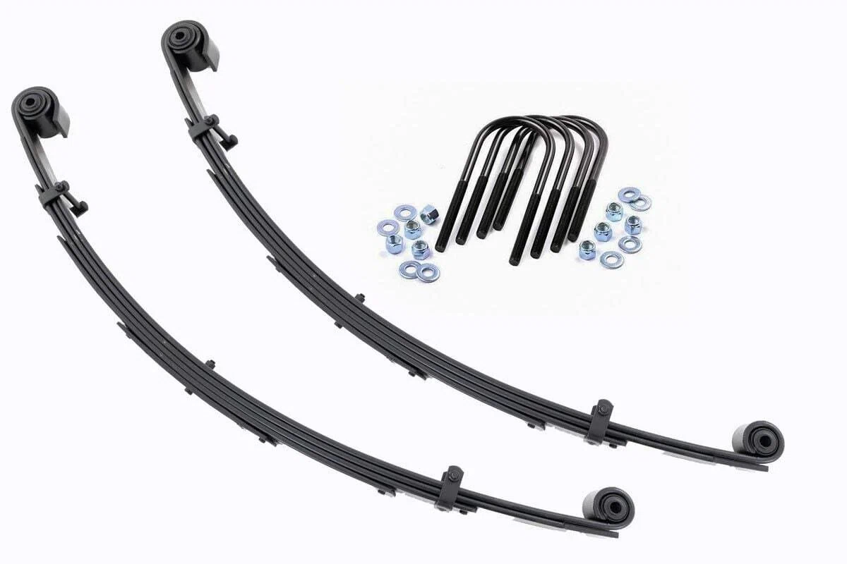 Fits Ford Excursion_F-250 SD 4WD Front Leaf Springs 4_ Lift Pair 8057Kit