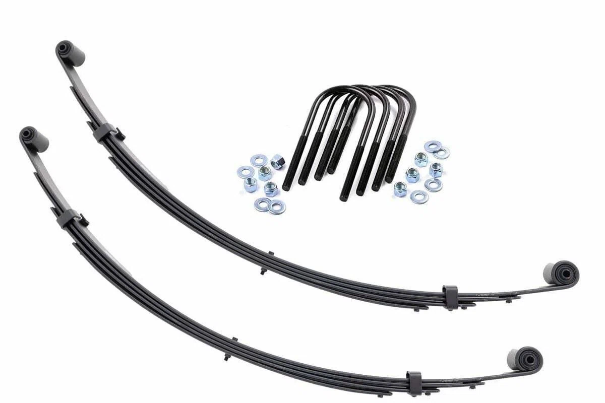 Fits Ford Explorer 4WD (1991-1994) Rear Leaf Springs; 3_ Lift; Pair; 8032Kit
