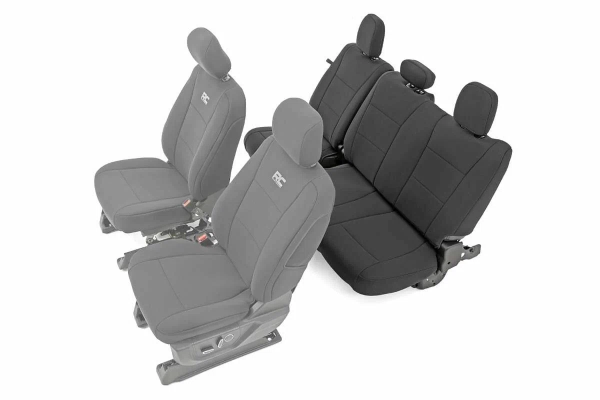 Fits Ford F-150_Lightning_F-250 (2015-2023) Seat Covers Rear Bench Seat 91017