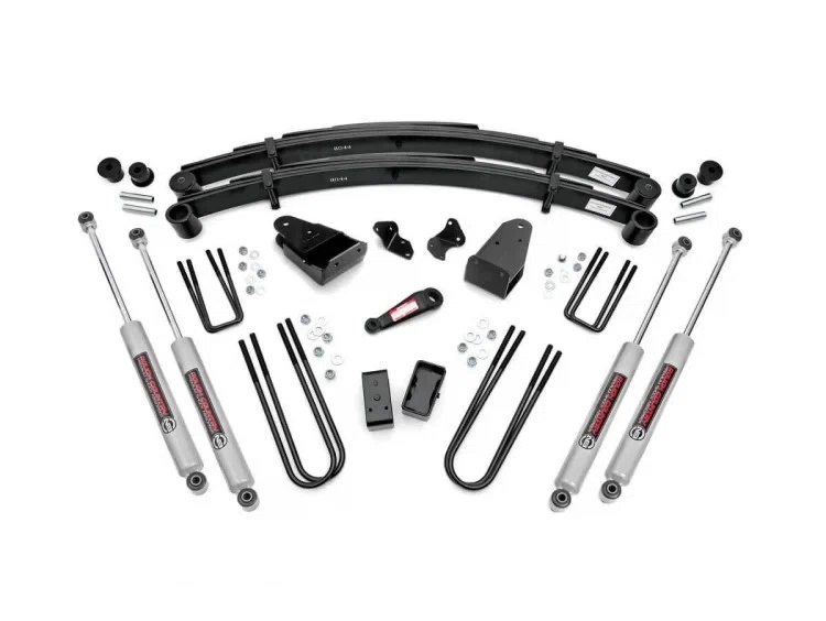 Fits Ford F-250 4WD (1987-1997) 4 Inch Lift Kit; 490-87UP30