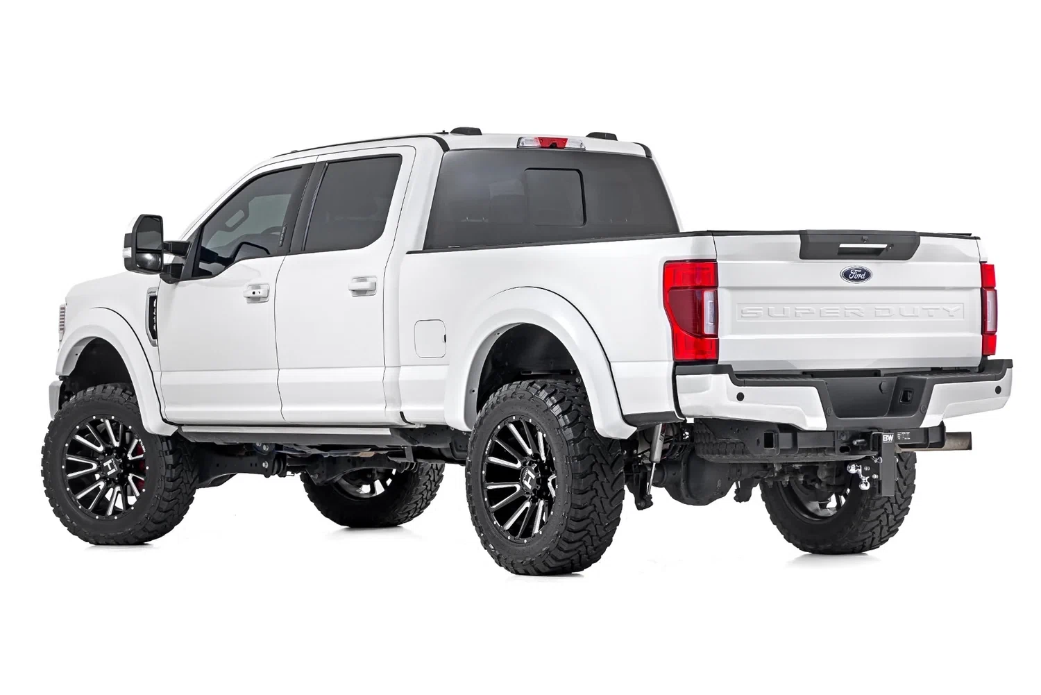Fits Ford F-250 SD (17-22) Fender Flares Sport JS Iconic Silver S-F21112-JS