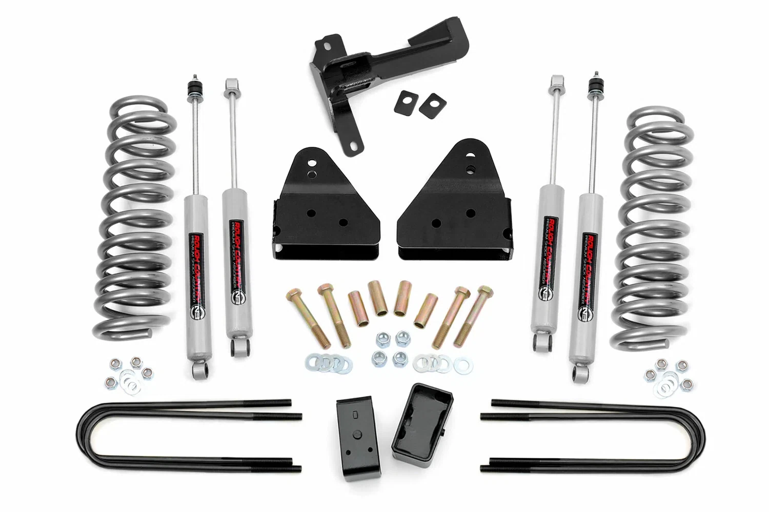 Fits Ford F-250_F-350 SD 4WD (2008-2010) 3_ Lift Kit; FR Springs; 521.2