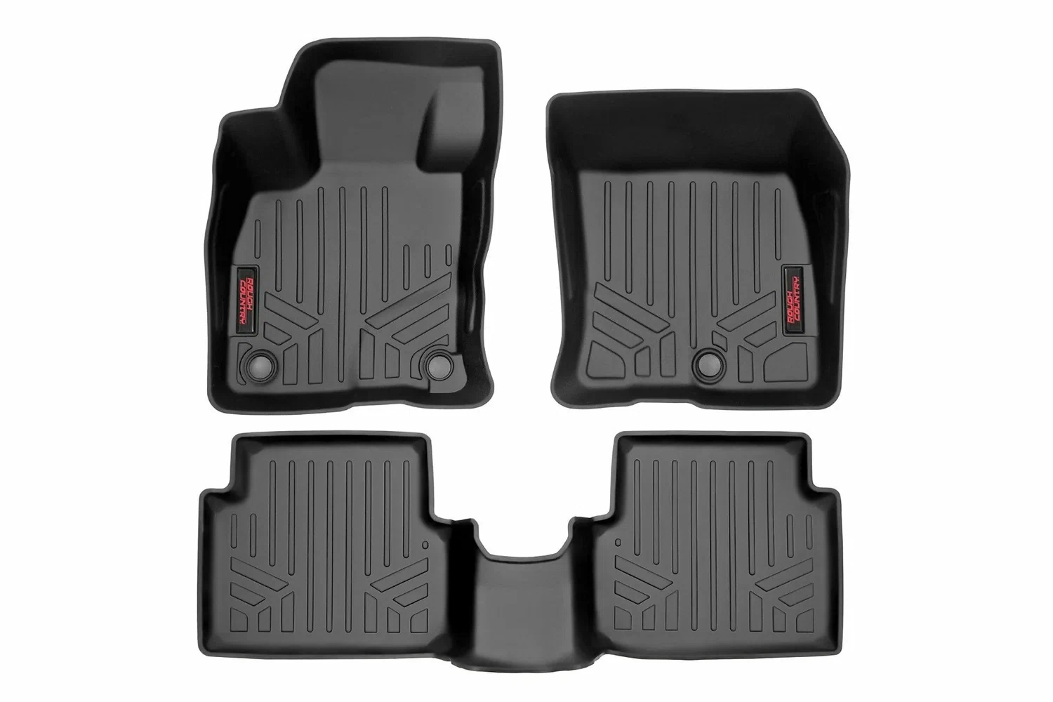 Fits Ford Maverick 2WD_4WD (2022-2024) Floor Mats; Front and Rear; M-51102