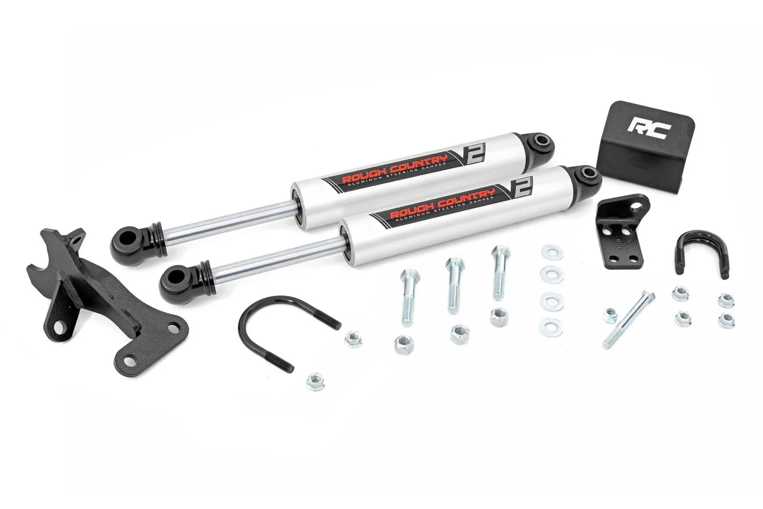 Fits Jeep Grand Cherokee WJ (99-04) V2 Steering Stabilizer Dual 4_ Lift 8749670
