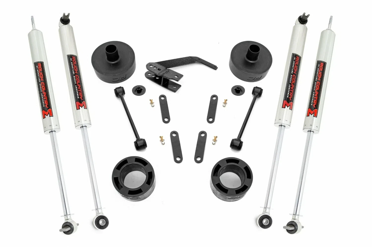 Fits Jeep Wrangler JK (07-18) 2.5_ Lift Kit; Spacers; M1; 65740