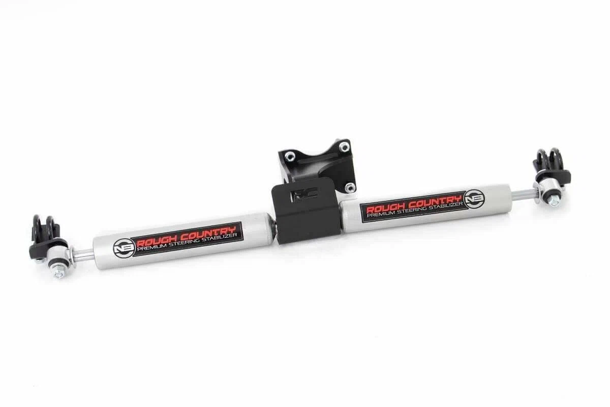 Fits Jeep Wrangler JK (07-18) N3 Steering Stabilizer; Dual; 2-8_ Lift; 8734930