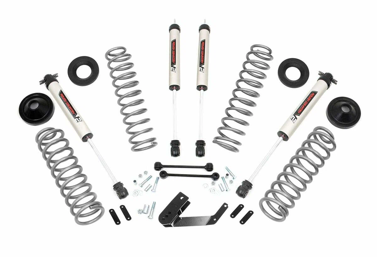 Fits Jeep Wrangler Unlimited 2WD_4WD (2007-2018) 3.25 Inch Lift Kit; V2; 66970