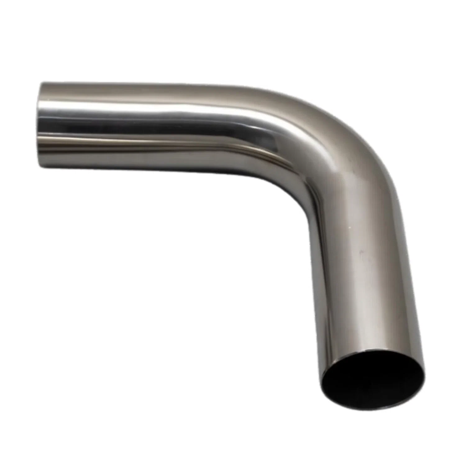 Fits Mandrel Bend304SS Polished 3.5_90 deg 1.5D 6_ Leg Exhaust Pipe -MS350-90