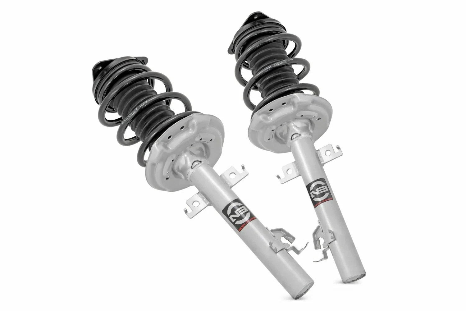 Fits Nissan Rogue 4WD (2014-2020) Loaded Strut Pair; 1.5 Inch Lift; 501105