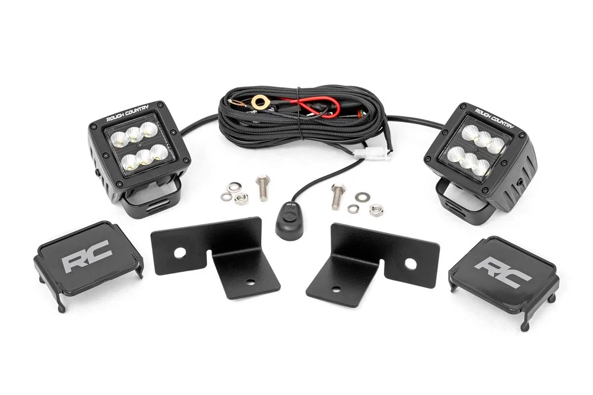 Fits Polaris General LED Light Under Bed Mount 2_ Black Pair Spot 93031