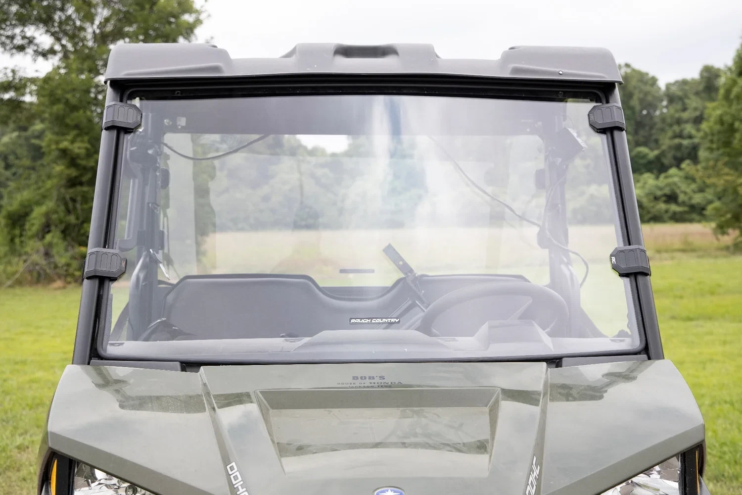 Fits Polaris Ranger 500_570 Full Windshield; Scratch Resist; Mid Size; 98152010
