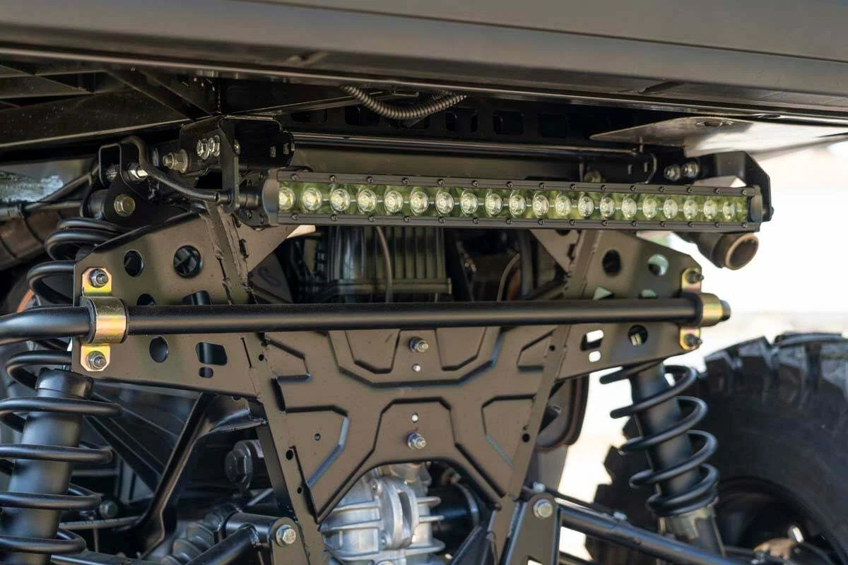 Fits Polaris Ranger Crew XP 1000 LED Light Under Bed Mount 20_ Black 93016