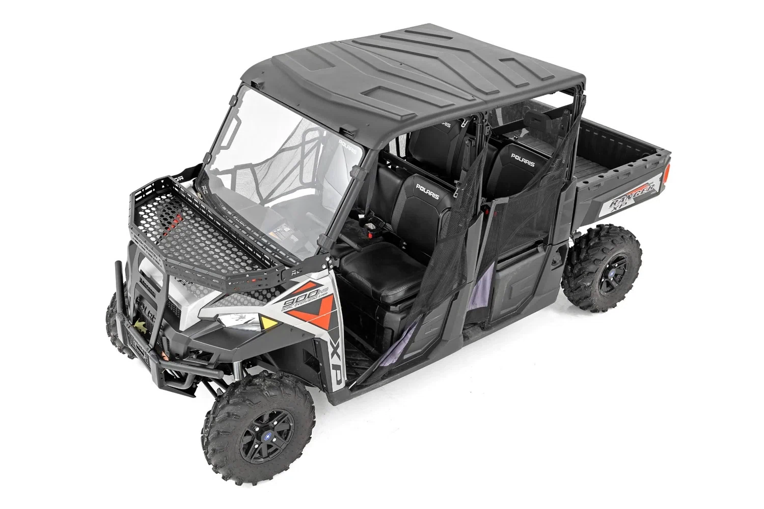 Fits Polaris Ranger XP 900 Front Cargo Rack 6_ Black Slimline 93148