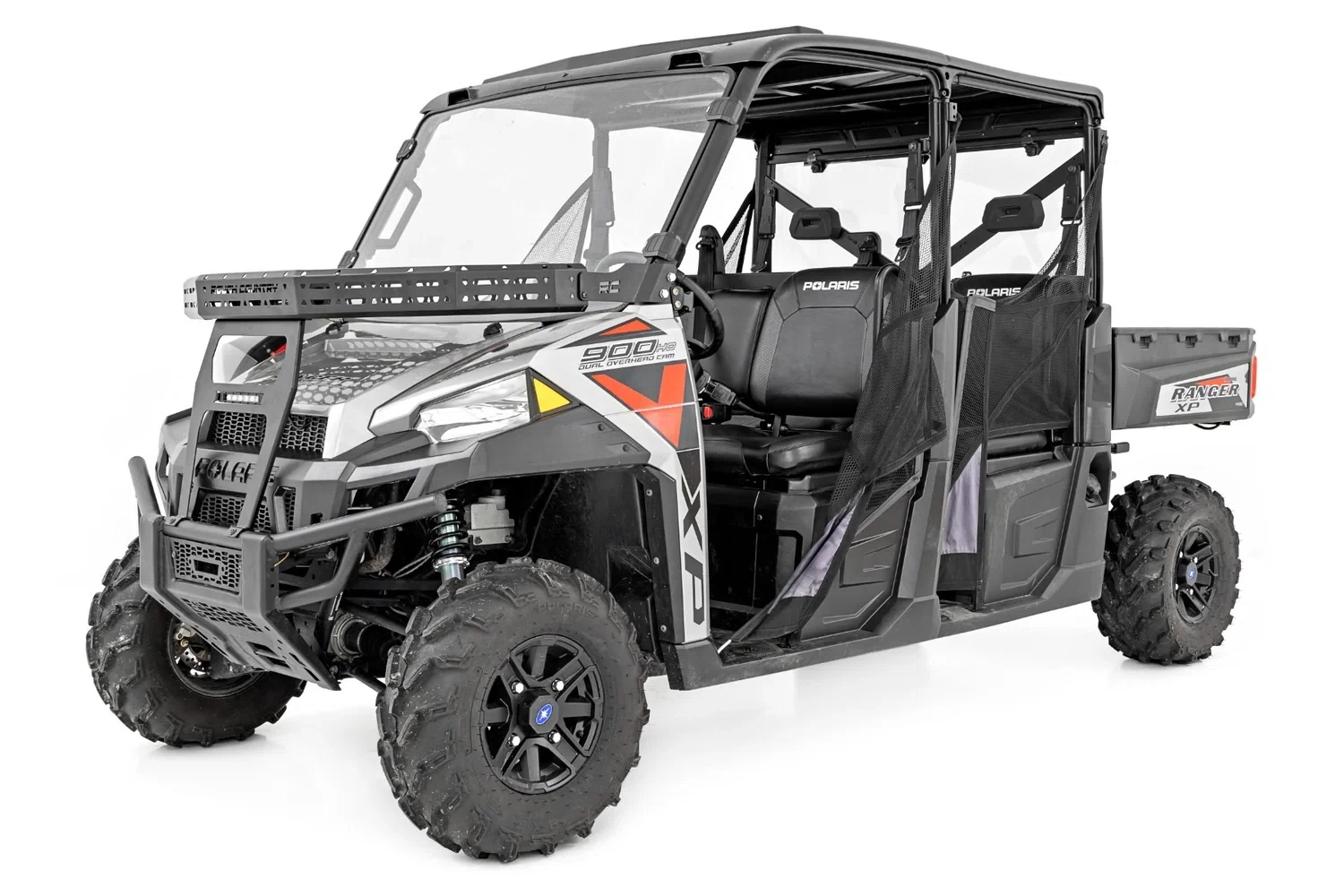 Fits Polaris Ranger XP 900 Front Cargo Rack 6_ Black Slimline 93148