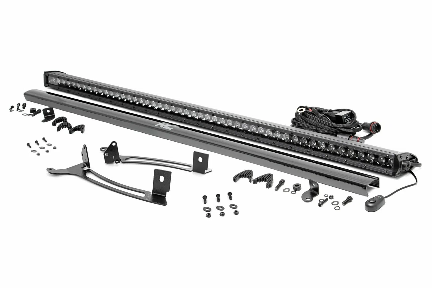 Fits Polaris Xpedition ADV-5 50_ Single Row Light Mount Front Black Series 93192