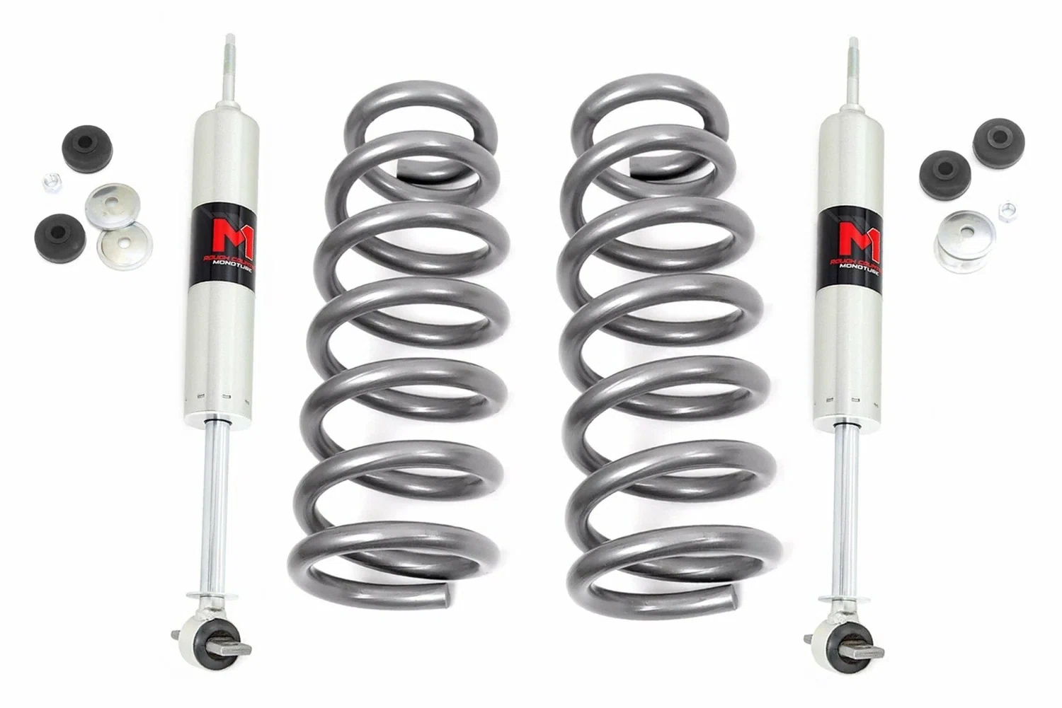 Fits Ram 1500 2WD (2009-2018 & Classic) 2 Inch Leveling Kit; M1 Shocks; 30440