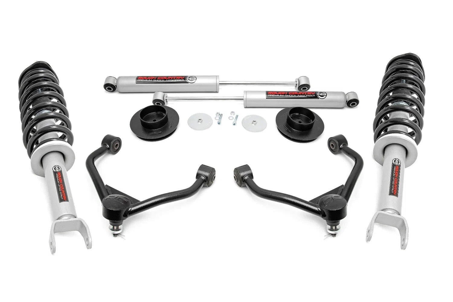 Fits Ram 1500 4WD (2012-2018 & Classic) 3 Inch Lift Kit; N3 Struts_Shocks; 31231