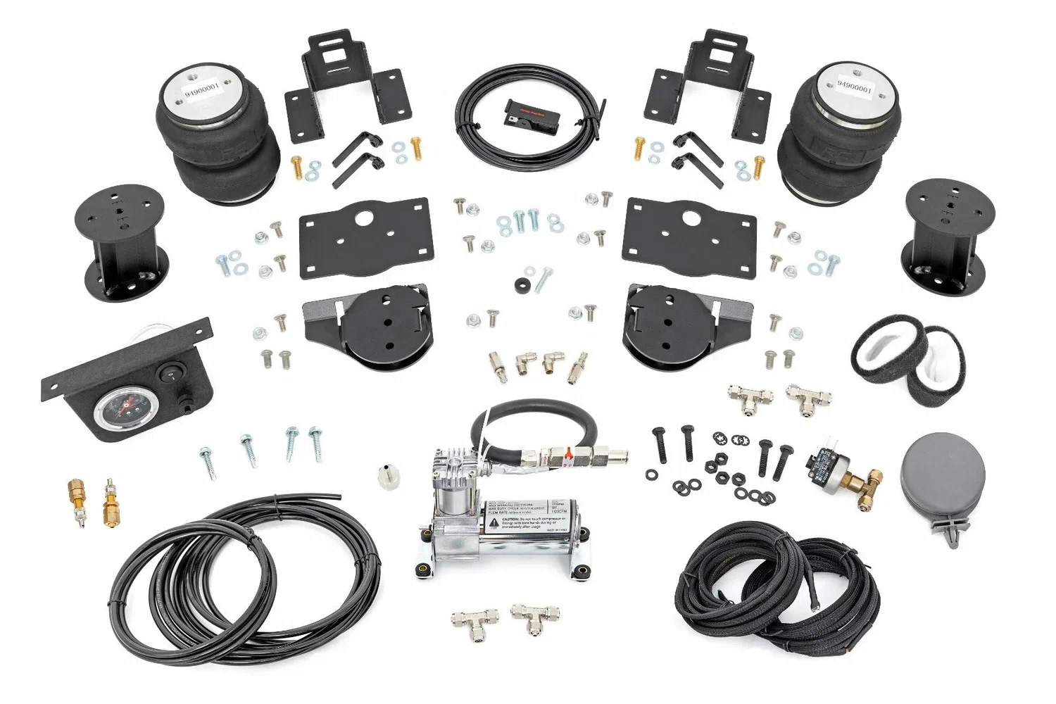 Fits Ram 1500 4WD (2019-2025) Air Spring Kit w_compressor; 6_ Lift Kit; 100356C