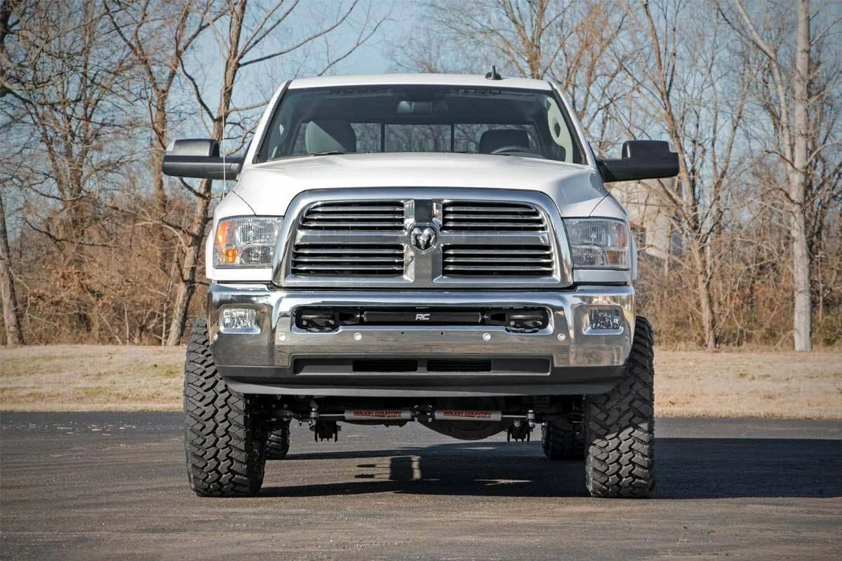 Fits Ram 2500(10-18) LED Light Kit Bumper Mount 20_ Black Single Row 70568BL
