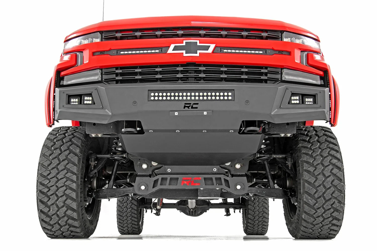 Fits Silverado 1500(19-22) High Clearance Front Bumper LED Lights 10757A