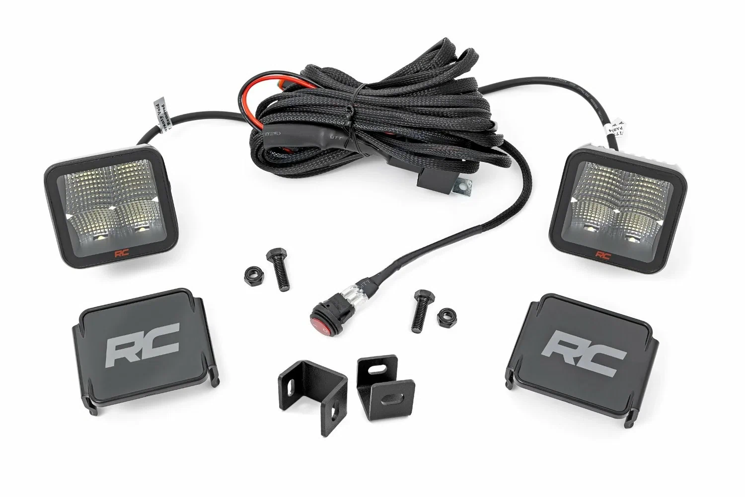 Fits Toyota Tundra (22-24) LED Light Kit Ditch Mount 2_ Spectrum Pair Spot 82071