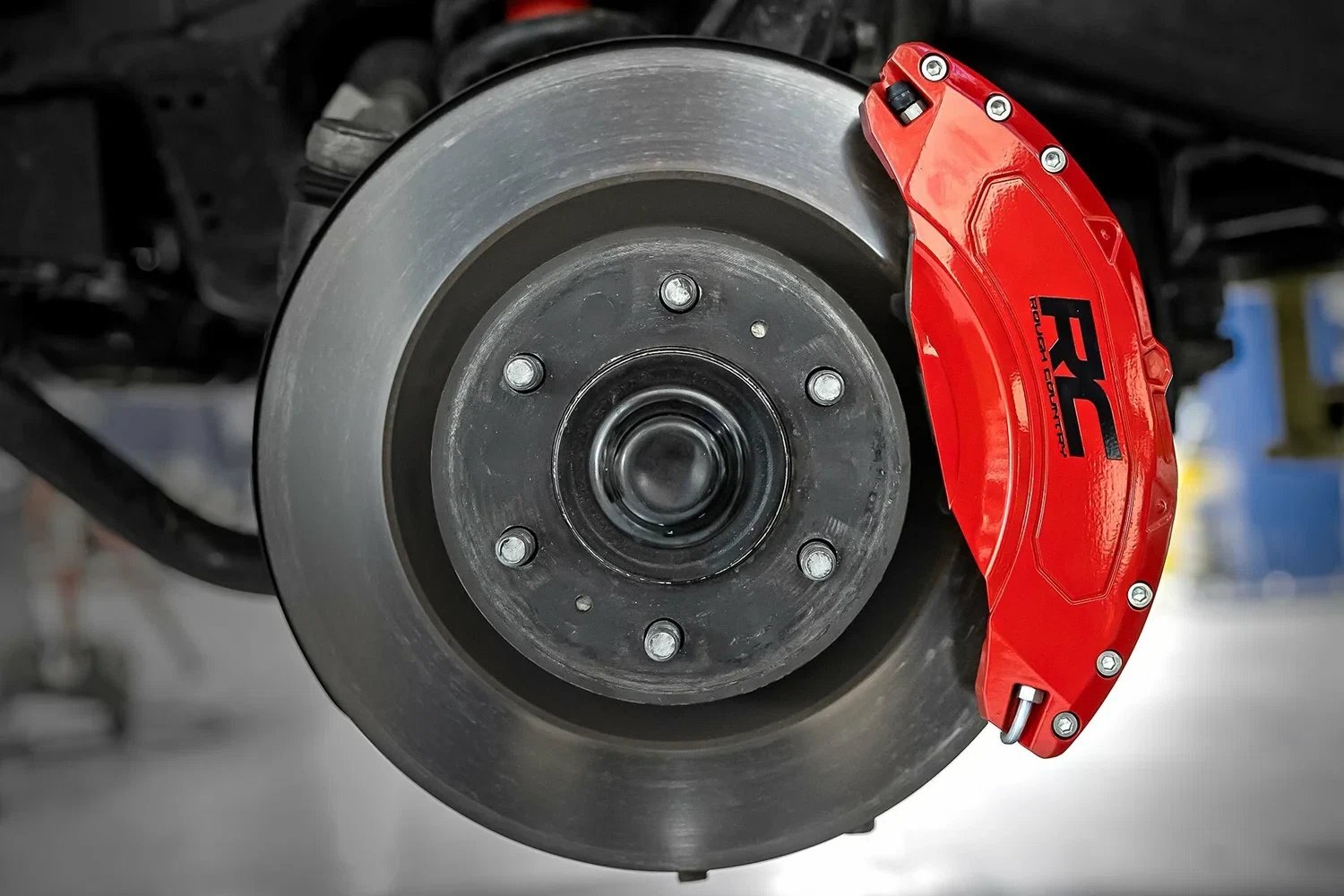 Fits Toyota Tundra 2WD_4WD (2022-2024) Caliper Covers; Front and Rear; Red 71152