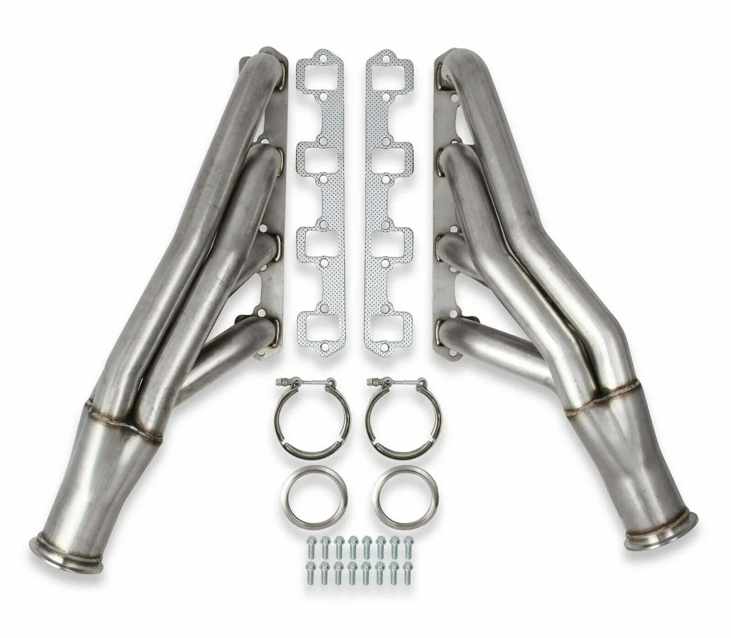Flowtech 12164FLT Small Block Ford Turbo Headers Natural 304 Stainless