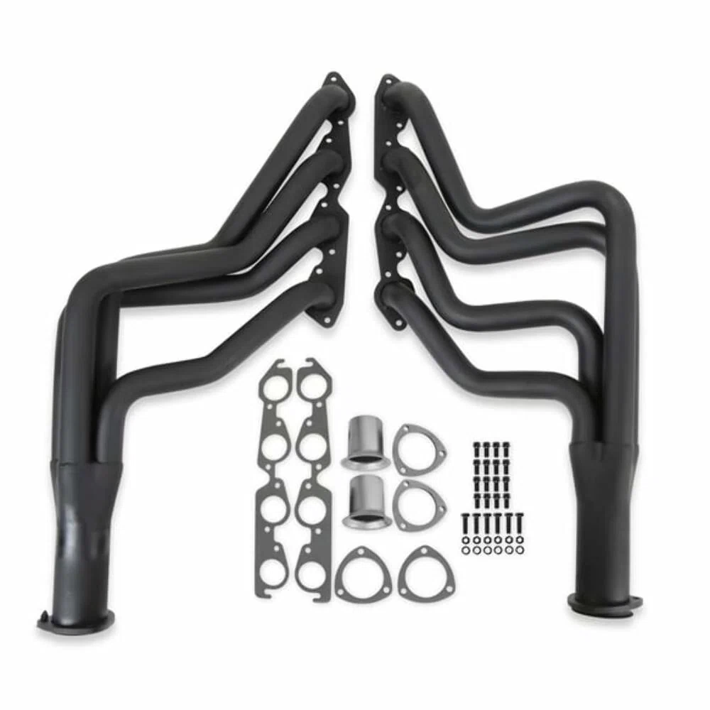 Flowtech Long Tube Header - Black Paint - 11130FLT