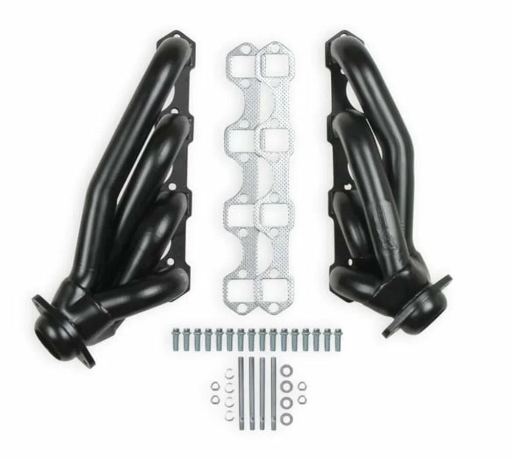Flowtech Shorty Headers - Black Painted - 12147FLT