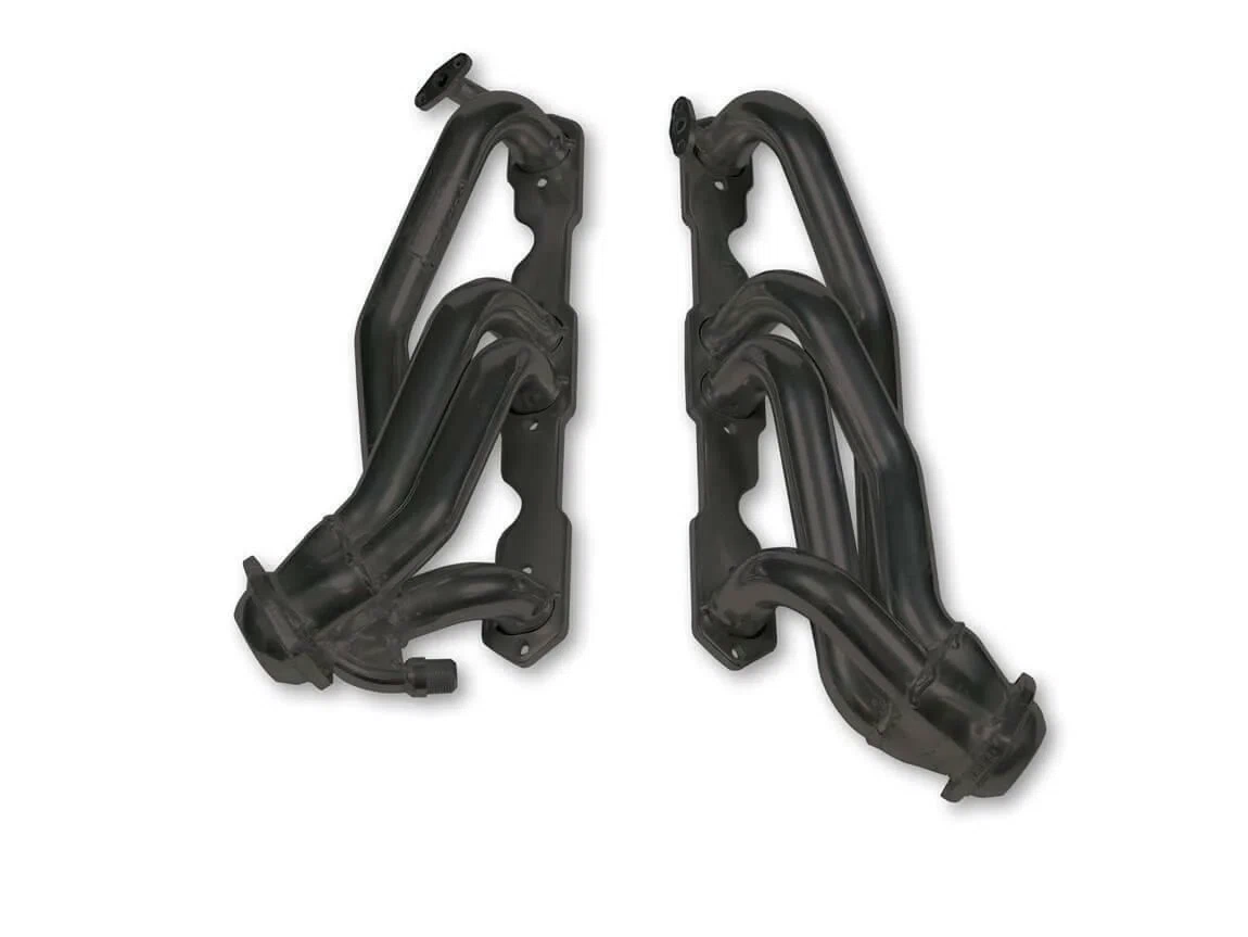 Flowtech Shorty Headers - Black Painted - 91837FLT