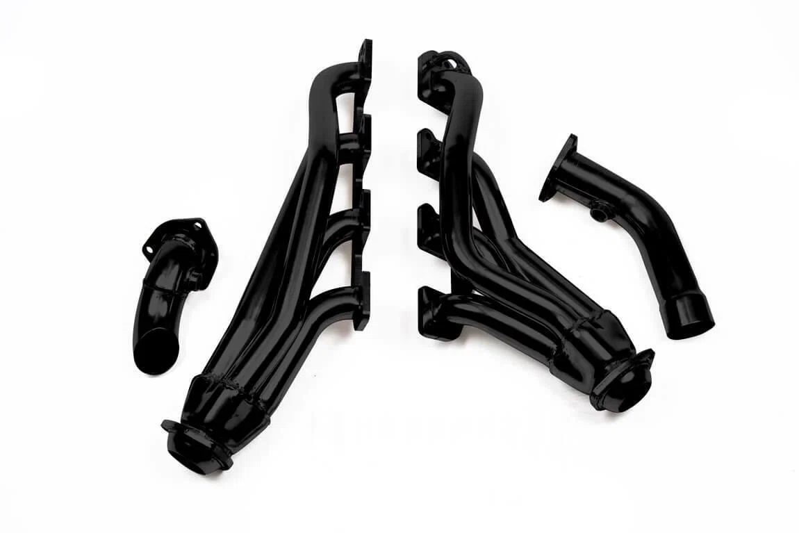 Flowtech Shorty Headers - Black Painted - 91946FLT